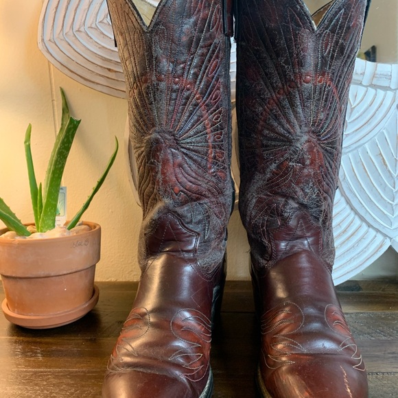 Vintage Men’s/Women’s cowboy boots 👢🦚 - Picture 2 of 16